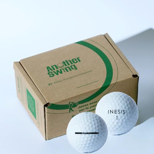 Another Swing - Lot de 24 Balles de Golf d'Occasion INESIS Soft 500 - Qualité AA - Idéales pour Débutants et Joueurs Confirmés - Qualité Premium et Performance – Marque Française