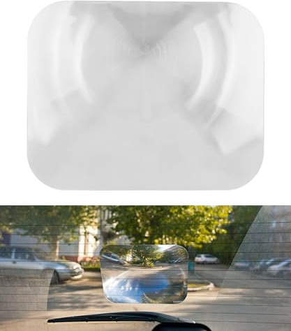 Flaconi Specchietto Retrovisore Auto con Lente Grandangolare,Specchietto Retrovisore Grandangolare,Adatto a una Varietà di Auto,Minivan,Camion, Roulotte,Fuoristrada,Camper,SUV,ecc.