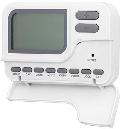 SIMON - Cronotermostato Digital Coati, Termostato Programable para Calefacción y Aire Acondicionado, Control de Temperatura en 2 Niveles, Color Blanco