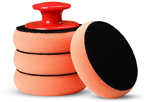 Tampon Polissage Voiture Manuel,éponge À Polir À La Main En 9.5cm X 2.3cm, Tampon Applicateur Cire, Produits Polissage, Nettoyeur Peinture,au Lieu D’une Machine À Polir