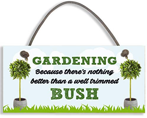 Garden Hanging Sign - Gardening Gift - So Exciting Funny Novelty Plaque Friendship Funny - Rude - Gardening Sign #1115