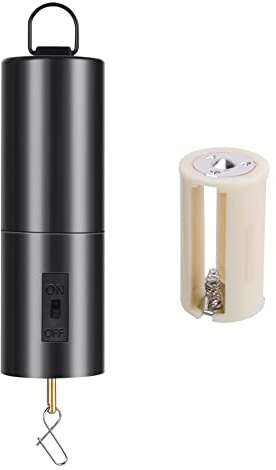 Ainiv vindsnurrmotor, 30 varv/min roterande motor för vindsnurrare, hängande batteridriven roterande motor med batteriomvandlare och svängkrok för trädgård heminredning