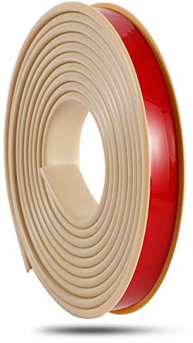 Kantenband, TPE, selbstklebendes Möbelkantenband, U-Form, Kantenschutz, weicher Kantenschutz für Arbeitsplatten, Kantenverkleidung, DIY-Fliesenkante (28 mm x 5 m, Khaki)