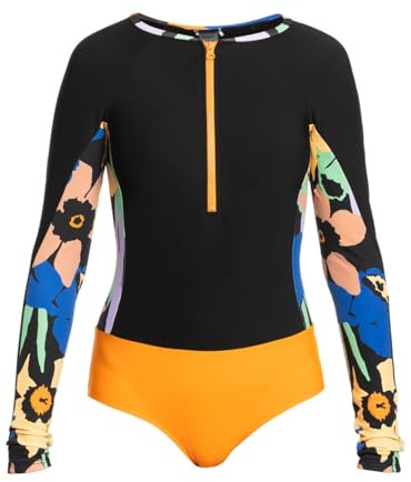Roxy Heater - Long Sleeve One-Piece Swimsuit for Women - Langärmliger Badeanzug - Frauen - Schwarz.