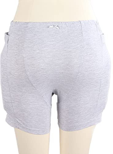 Pantalones Cortos de Protección de Cadera para Ancianos, Ropa Interior Protectora de Cadera para Ancianos, Pantalones Protectores de Cadera de Seguridad Transpirables que (L)
