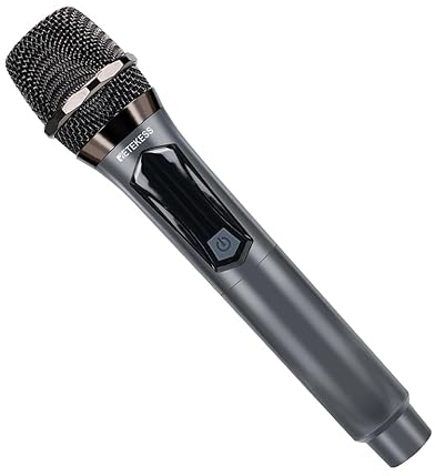 Retekess T130 MIC Drahtloses Mikrofon, 49 Kanäle, 100 m Wiederaufladbares Konferenzmikrofon, Kompatibel mit T131- und T131S-Empfänger, für Konferenz, Schulung, Vorlesung