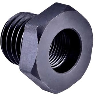 Adaptateur de mandrin de tour à bois, adaptateur de mandrin de tour à bois en acier 1 pouce-8 TPI à 3/4 × 16 adaptateur de mandrin de broche de poupée de tour à bois 1 pièces