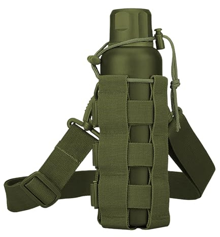 Lvjkes Flaschenhalter Rucksack, Flaschenhalter Gürtel (Armeegrün)