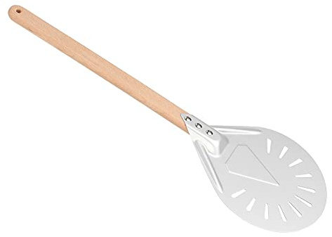 Dioche Spatule à Pizza Pizza Spatule à Ronde de 41 Cm avec Manche en Bois Amovible - Outil de Préparation de Antidérapant et Anti-brûlure pour les Boulangers Amateurs et les Professionnels (Pelle à