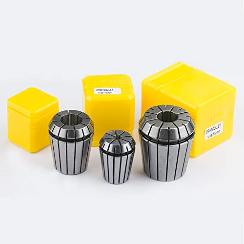 Collet Chuck Tool Holder 1/5pcs ER25 ER32 ER40 ER Precision Spring Collet Chuck 1MM 10MM 20MM for CNC milling Tool Holder Engraving Machine Spindle Motor(1PCS,ER25 5)
