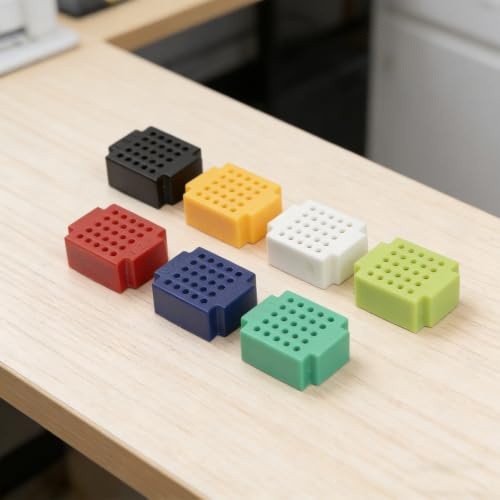 Set of 35 Mini Breadboard 25 Holes - Solderless Experiment Board for Arduino & Raspberry Pi Projects