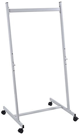 Legamaster 7-171300 Zweibeinstativ für Legamaster Tafeln mit einer Breite von 150 - 180 cm, höhenverstellbar, grau