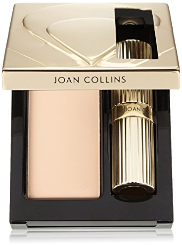 Kompaktes Duo von Lippenstift und Puder aus der „Timeless Beauty“-Kollektion von Joan Collins