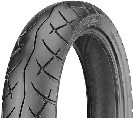 Pneu KENDA 80/90–14 K433 F E4 40P TL 4PR | Gomme estivale pour scooter, sculpture routière et évacuation d'eau, sans chambre, carcasse à quatre plis, flanc noir, pièce.