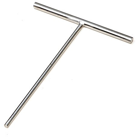 Echaprey Professional T Shape Stainless Steel Crepe Maker Batter Spreader to Fit Large Crepe Pan Maker (B)