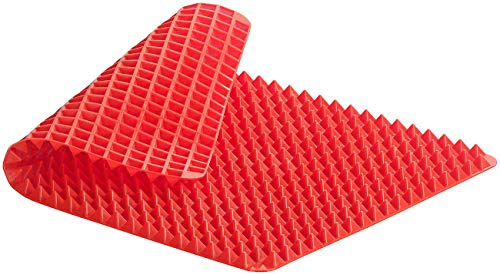 Rosenstein & Söhne Tapis de Cuisson en Silicone avec revêtement antiadhésif et Picots pyramidaux