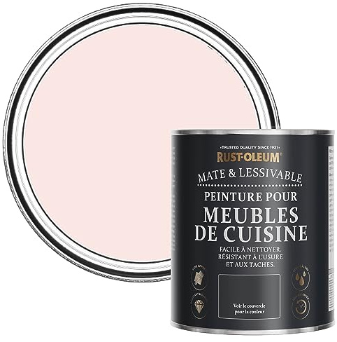 Rust-Oleum abwaschbare Küchenschrankfarbe in rosa mit Matt Finish - Erdbeer-Vanille 750ML