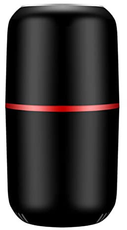 Boyuan Molinillo de café eléctrico, Molinillo de Hierbas con Cuchillas de Acero Inoxidable, Gran Capacidad de 120 g, Molinillo Potente de 150 W para Hierbas, Especias, Cacahuetes, Granos y más,Negro