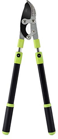 Cesoie per potatura a cricchetto per alberi retrattili, forbici per rami da giardino, adatte per la raccolta di frutta e verdura, potatura di frutta, attrezzi da giardinaggio per bonsai