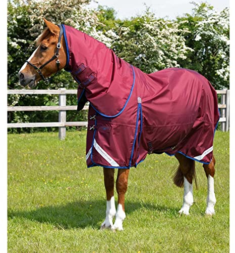 wasserdichte Outdoor-Decke für Pferde mit Halsabdeckung Premier Equine Buster 40g