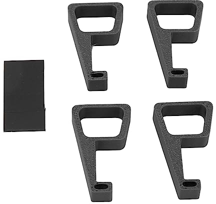 Soporte de Sxhlseller para Slim, 4 Soportes Horizontales con Almohadillas Antideslizantes y Elevación de Consola, Negro