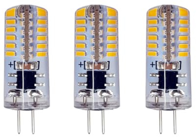 PB-Versand 3x G4 LED 1,8W 48 SMDs 12V / 24V (10-30 Volt) dimmbar Leuchtmittel Birne Lampe
