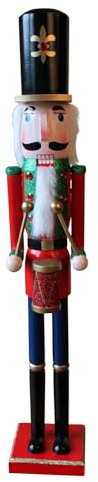 Garden Market Place Large Christmas Nutcracker Figure 70cms Tall- Traditional Design