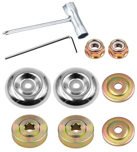 SVOCK Adattatore Testina Decespugliatore 12pcs, Accessori per Decespugliatore Dado Decespugliatore, Accessori per Decespugliatore Testina Decespugliatore, Tutti i Ricambi per Decespugliatore