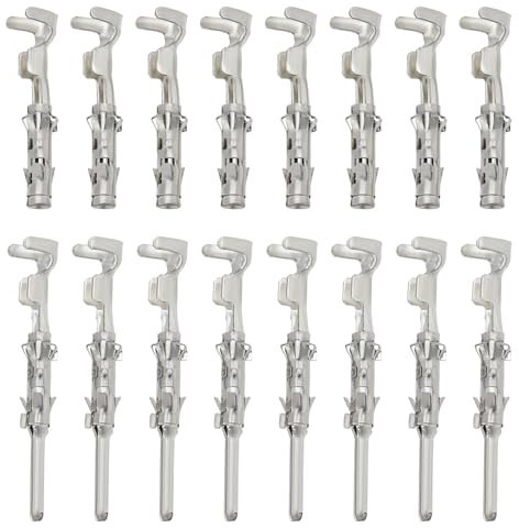 The Lord of the Tools 50 Stück 1,5mm Crimpkontakte Automotive Stecker Kontaktieren Crimp Buchse 72585 929975-1 962982-1 Auto Reparatur Kontaktieren Pin für DIN AMP Anschluss