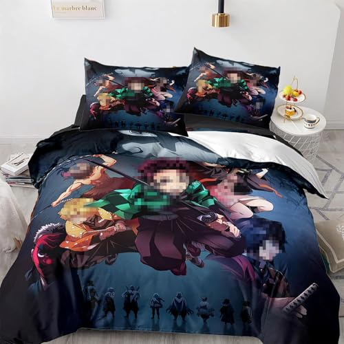 PYTRARTY Set copripiumino, biancheria da letto,completo letto singolo,copripiumino singolo,copripiumino singolo cotone.