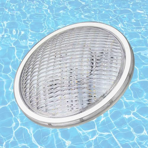 BARCELONA LED Underwater LED Poolbelysning PAR56 24W 12V AC, Varm- och Kallvit Ljus, IP68, Rostfritt Stål, LED Poollampa, Energisnål, Säker och Hållbar Under Vatten