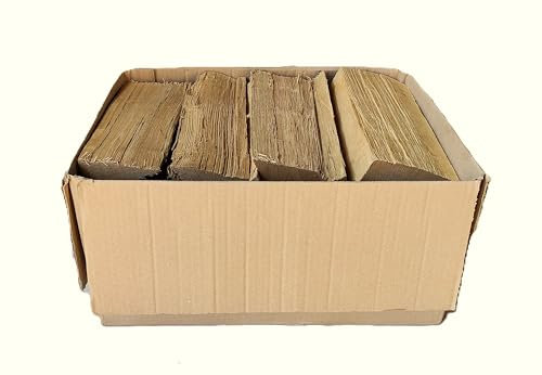 Legna da ardere Rovere Secca, 10 kg, Legna da 25 cm, Camino, Braciere, Pizza, Barbecue con 3 accendini naturali