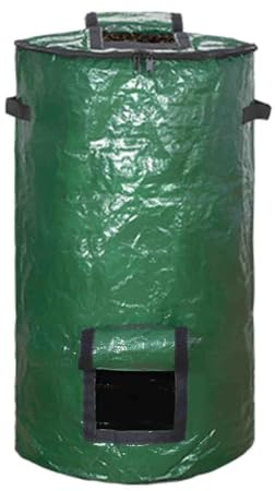 Surluoen 1 Pcs Composter Composter Outdoor Fermentation Sealable Compost Bucket Garden Leaf Waste Compost Bag