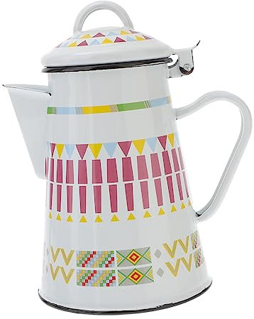 VICASKY Hand Pot for Home and Office for Filter Coffee and Cold Brew Made of Enamel Material for Daily Use and Coffee Brewing