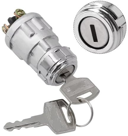 Interruttore Accensione Avviamento 3 Posizioni Per Auto Barca Moto 2 Chiavi Accensione ON/OFF/Avviamento Blocco Interruttore Accensione Kit Blocco Interruttore Accensione Moto
