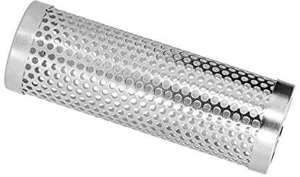 BAFOVY Abnehmbare Räucherbox, BBQ-Räucherrohr aus Edelstahl 304, Großes Fassungsvermögen für das Kochen Im Freien (Länge 15,3 cm x Höhe 5,3 cm [Bestellauswahl:)