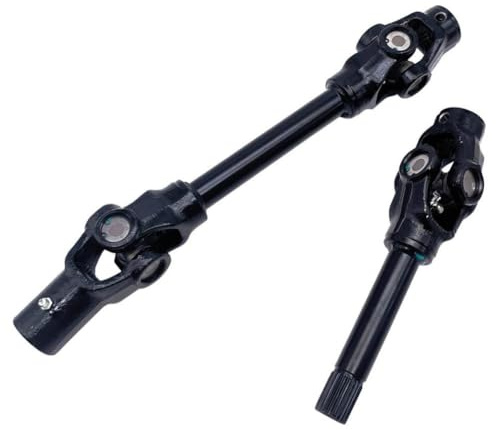 Conjunto de junta universal delantera y eje de transmisión trasero Compatible con Linhai 260cc 300cc 400 ATV D300 Código de piezas 24437 20701