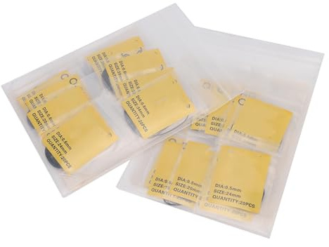 OEBUAFI Klockans O-ring Gummipackningssats för Vattentäta Klockband, Långvarig 0,5 Mm + 0,6 Mm Tätande Gummitillbehör, Idealisk för Klockreparatörer, Totalt 200 st.