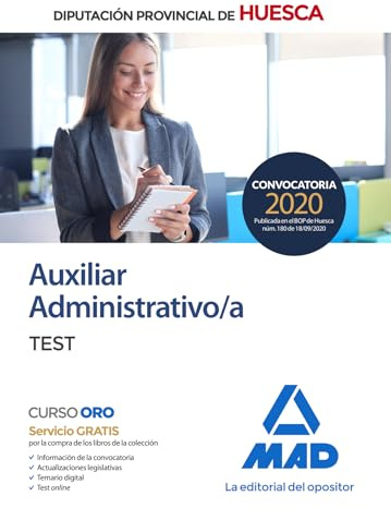Auxiliar Administrativo de la Diputación Provincial de Huesca. Test