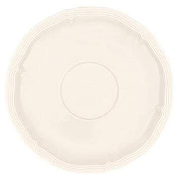 Villeroy & Boch Manoir Piattino per Tazza da Brodo, 17 cm, Porcellana Premium, Bianco