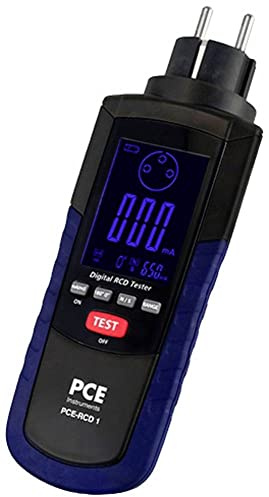 RCD Tester PCE-RCD 1 zum schnellen Testen von FI-Schaltern/verschiedenen wählbaren Testströmen