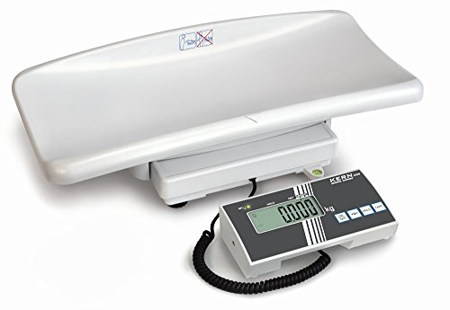 KERN Optics Babywaage mit Eich- und Medizinzulassung, Weiß, 6/15 kg Wägebereich, 2/5 g Ablesbarkeit