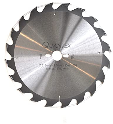 Kreissägeblatt NAGELFEST ø 315mm x 30mm mit speziellen HM nagelfesten Zähnen. Baustellensägeblatt – Brennholzsägeblatt.