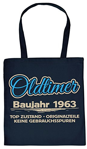 zum 58. Geburtstag Geschenk Stofftasche Oldtimer Baujahr 1963 Top Zustand Baumwolltasche Geschenkidee zum 58 Geburtstag 58 Jahre