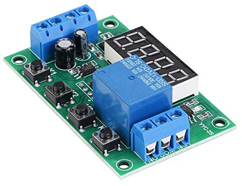 Temporizador Relé Ajustable Automatización Interruptor de control Módulo de relé temporizador(12V)