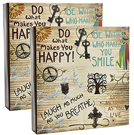 Arpan 2 x Slip In Case 3-Ring Binder Photo Album Holds 500 Photos 6'' x 4''/ 10x15 cm (Life Inspirational Slogans)