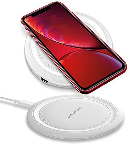 QI Wireless Ladegerät 15W kompatibel mit Apple iPhone SE 2022 2020 Ladestation Kabellos Charger Induktives Universal Schnellladegerät