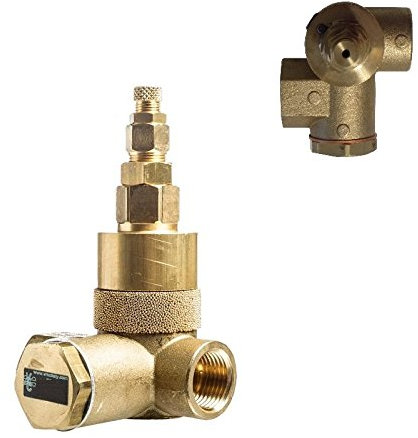 Valvola pilota marcia a vuoto scarico aria per motocompressore con predisposizione regolatore accelerazione motore (Attacco 1/2)