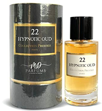 MDPARFUMS Eau de Parfum Hypnotic Oud, 50 ml, hergestellt in Frankreich I Hypnotic Oud Nr. 22 – Kollektion Prestige Paris I Parfüm für Damen und Herren