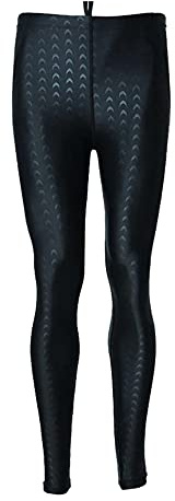 BEACHKINI Badbyxor för män och kvinnor,Unisex Vattentät Snabbtorkande Dykning Surfing Athletic Legging Pants,Justerbara byxor med långa ben,12 Svart,4XL